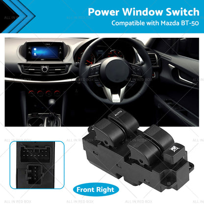 Power Window Master Switch Suitable for Mazda BT-50 4 Door 2012-2016 UB9D66350-0