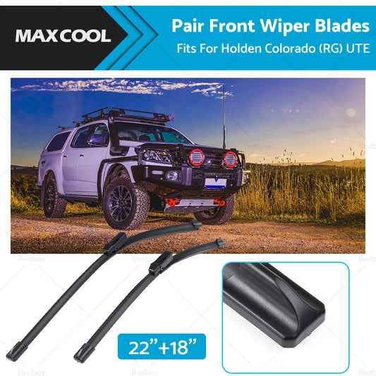 18" 22" Front Wiper Blades for Holden Colorado RG 2012-2019