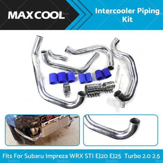 FMIC INTERCOOLER PIPING PIPE FIT SUBARU IMPREZA WRX 2. 0 2. 5 TURBO EJ20 EJ25-0
