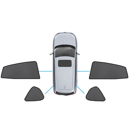 Magnetic Car Window Sun Shades Suitable for Subaru XV/Impreza 2017-2023-6