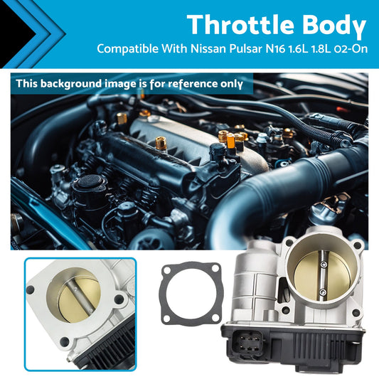Throttle Body Suitable For Nissan Pulsar N16 Sedan Hatch 1.6L 1.8L 2002-On-0
