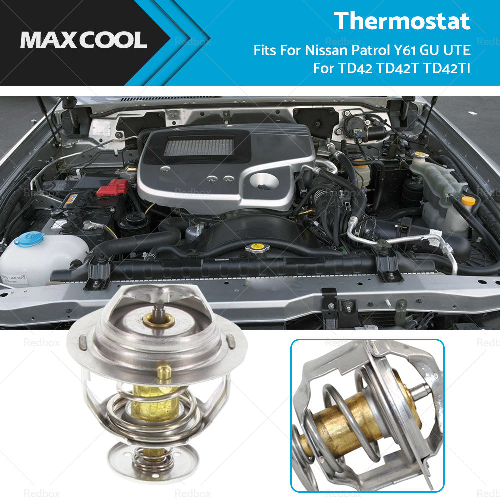 Thermostat For Nissan Patrol Y61 GU UTE TD42 TD42T TD42TI Diesel Engine 98-12-2