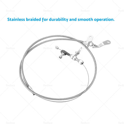 Stainless Kick Down Cable Transmission Kickdown Trans C-4 Deten Fits For Ford C4-4