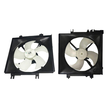 Left&Right Radiator AC Condenser Cooling Fan Suitable for Subaru Liberty Outback Radiator-0