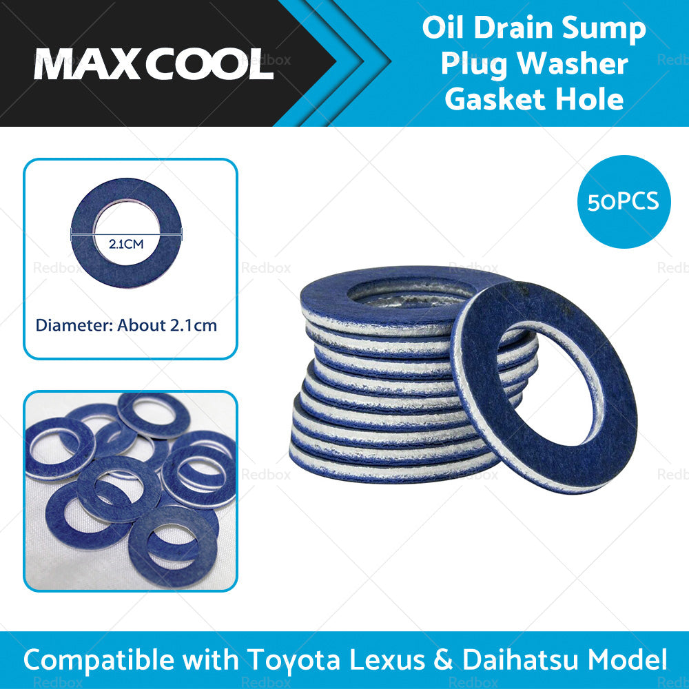 50PCS Oil Drain Sump Plug Washer Suitable For TOYOTA BULK PACK 9043012031-0