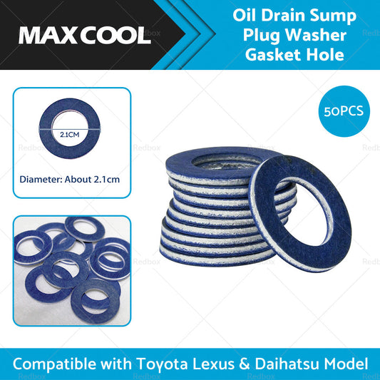 50PCS Oil Drain Sump Plug Washer Suitable For TOYOTA BULK PACK 9043012031-0
