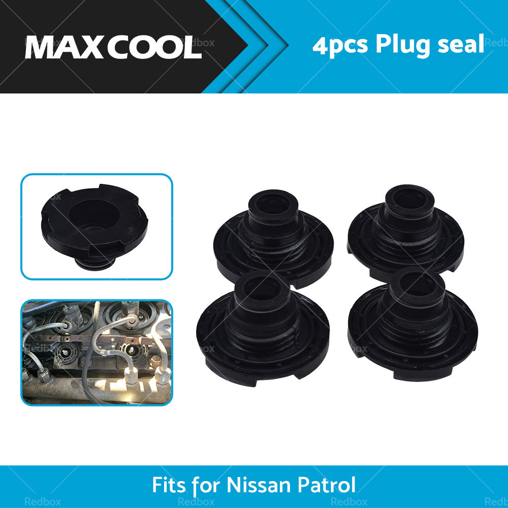 4pcs Glow Plug Seals Fits For Nissan Patrol ZD30 GU Y61 2000-2007 13276-2W201-1