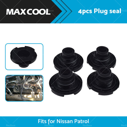 4pcs Glow Plug Seals Fits For Nissan Patrol ZD30 GU Y61 2000-2007 13276-2W201-1