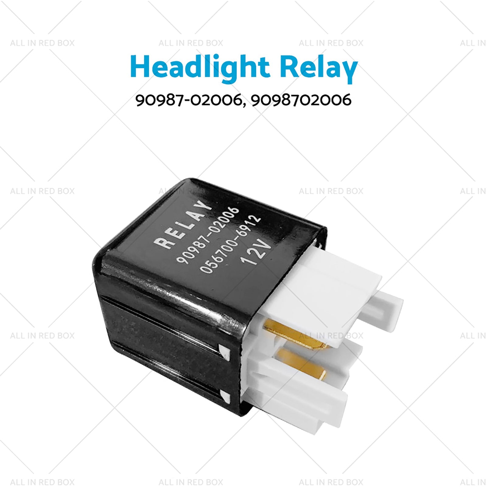 Headlight Relay 12V 4 Pins 90987-02006 Suitable For Toyota Landcruiser 60 70 80-4