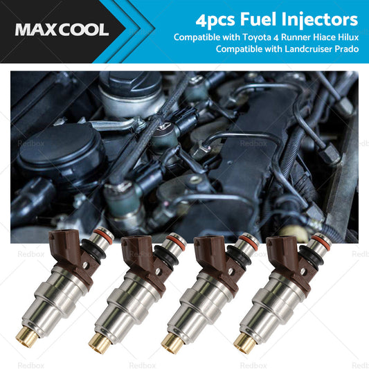 4PCS 23250-75050 FUEL INJECTORS Suitable FOR TOYOTA HILUX RZN 3RZFE 2. 7L 4 CYL-0