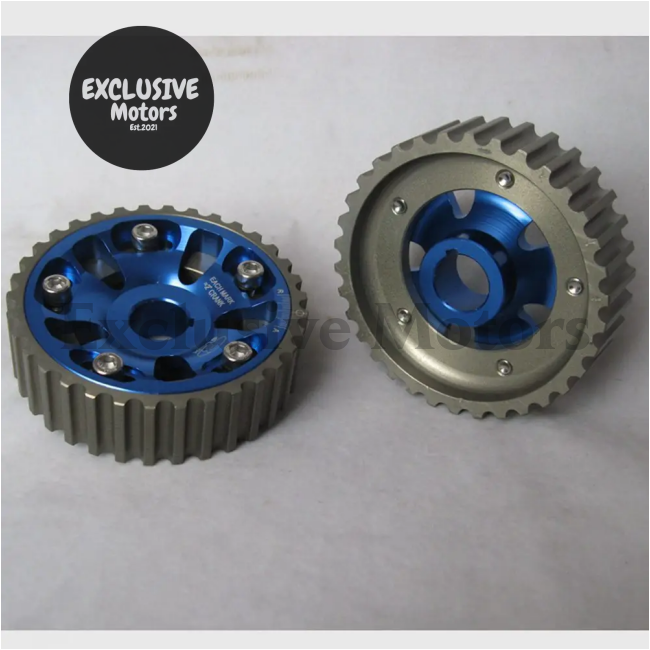 1 Pair Adjustable Cam Gears Alloy Timing Gear For Honda Civic B-Series Dohc