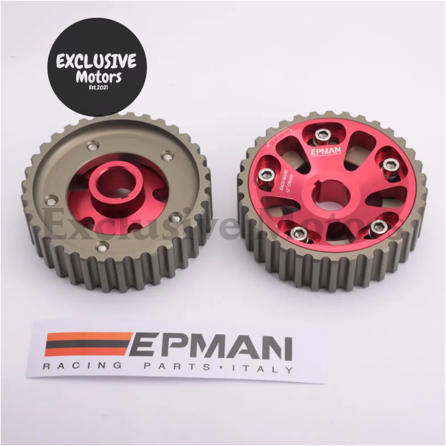 1 Pair Adjustable Cam Gears Alloy Timing Gear For Honda Civic B-Series Dohc