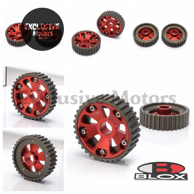 1 Pair Adjustable Cam Gears Alloy Timing Gear For Honda Civic B-Series Dohc