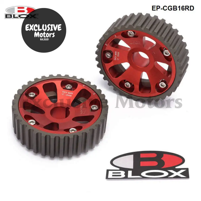 1 Pair Adjustable Cam Gears Alloy Timing Gear For Honda Civic B-Series Dohc