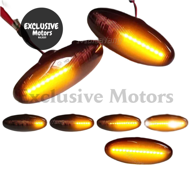 1 Pair Led Dynamic Side Marker Lights For Nissan Nv200 (2009-2023)