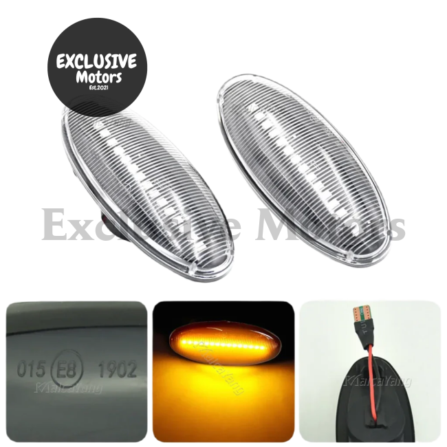 1 Pair Led Dynamic Side Marker Lights For Nissan Nv200 (2009-2023)