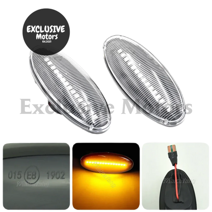 1 Pair Led Dynamic Side Marker Lights For Nissan Nv200 (2009-2023)