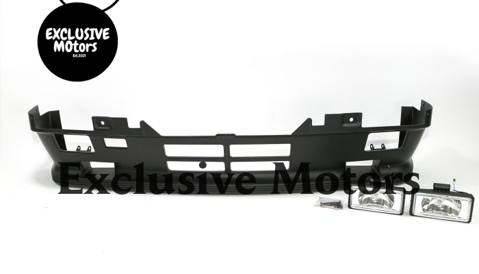 M-Tech 1  Front Bumper w/ Fog Lights for BMW E30 1982-1994