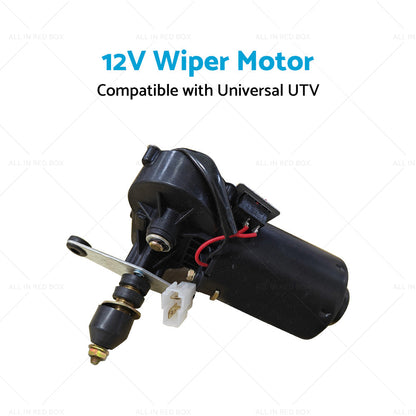 12V Electric Windshield Two Lines Universal Wiper Motor Car Interior