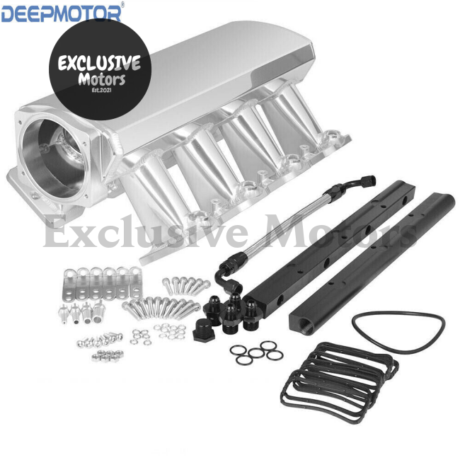 102mm LS1, LS2, LS6 Intake Manifold with Fuel Rails for Cathedral Port Engines (4.8L, 5.3L, 6.0L)