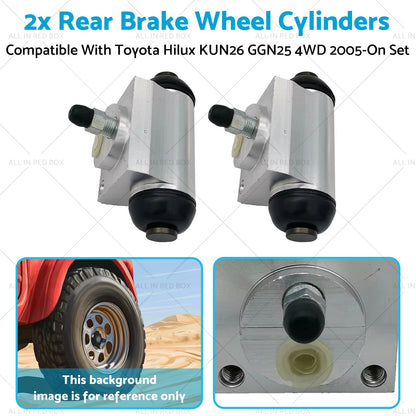 Rear Brake Wheel Cylinders 4x4 Suitable for Toyota Hilux KUN26 GGN25 4WD 2005-On-4