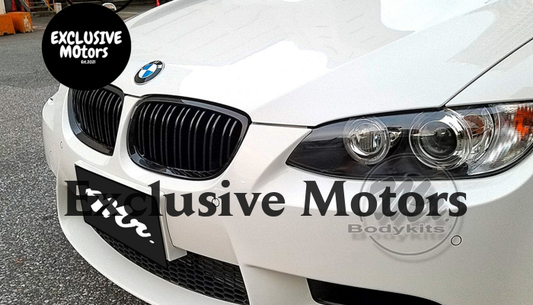 Front Bumper Kidney Grille Black for BMW 3 Series E92/E93 2006-2009