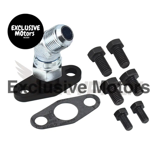10an Turbo Oil Drain Flange Kit Nissan Td42 Gu Hitachi Ht18
