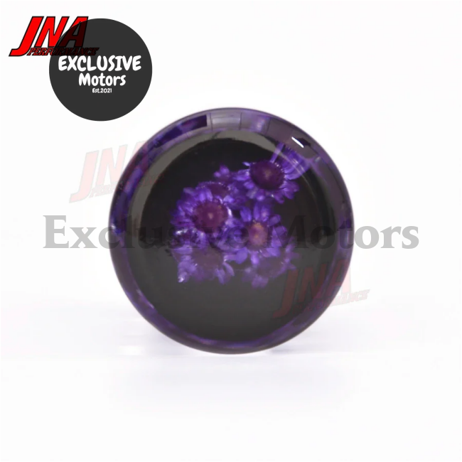 10Cm Real Flower Crystal Gear Shift Knob