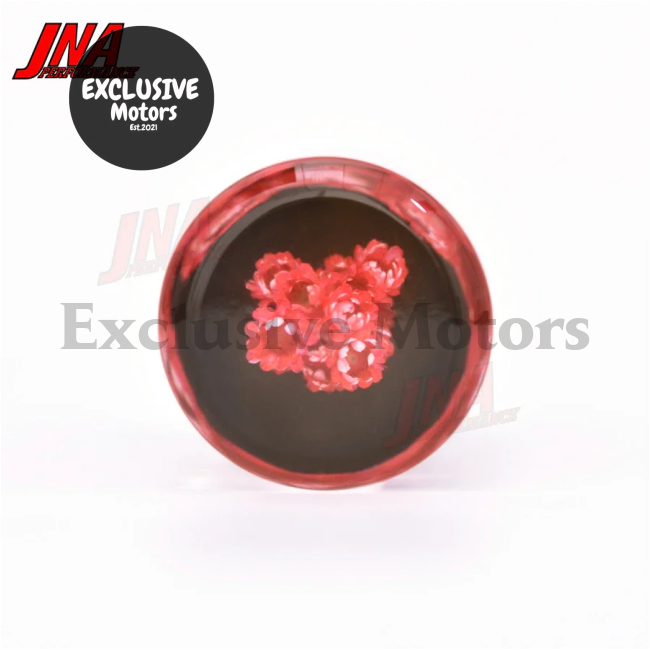 10Cm Real Flower Crystal Gear Shift Knob