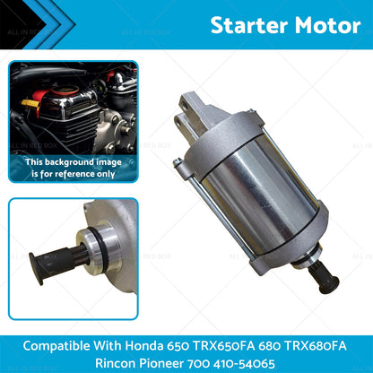 Starter Suitable For Honda 650 TRX650FA TRX680FA Rincon Pioneer 700 410-54065-1