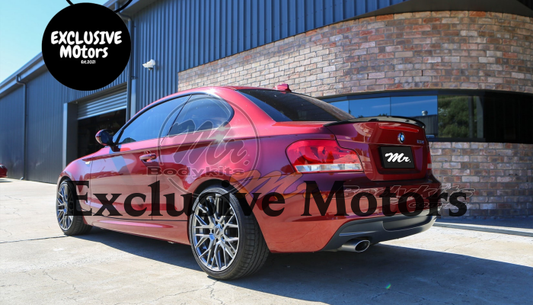 Black Rear Spoiler for BMW 1 Series Coupe 2008-2013