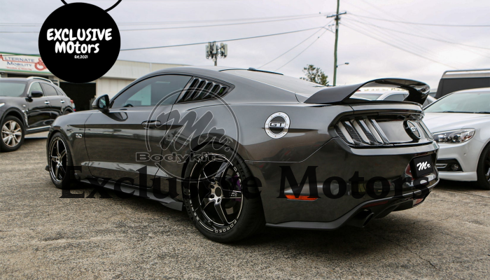 GT350-R  Rear Spoiler Wing Black for Ford Mustang 2015-2022