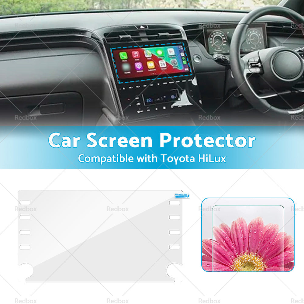 Suitable For Toyota HiLux 2021-2022 Car Touchscreen Protector Tempered Glass 8in-1