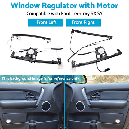Front Left & Right Window Regulator with Motor Suitable For Ford Territory SX SY SZ 2004-2017-3