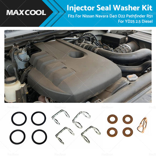 Injector Seal Washer Kit Fits For Nissan Navara D40 D22 Pathfinder R51 YD25 2. 5-0