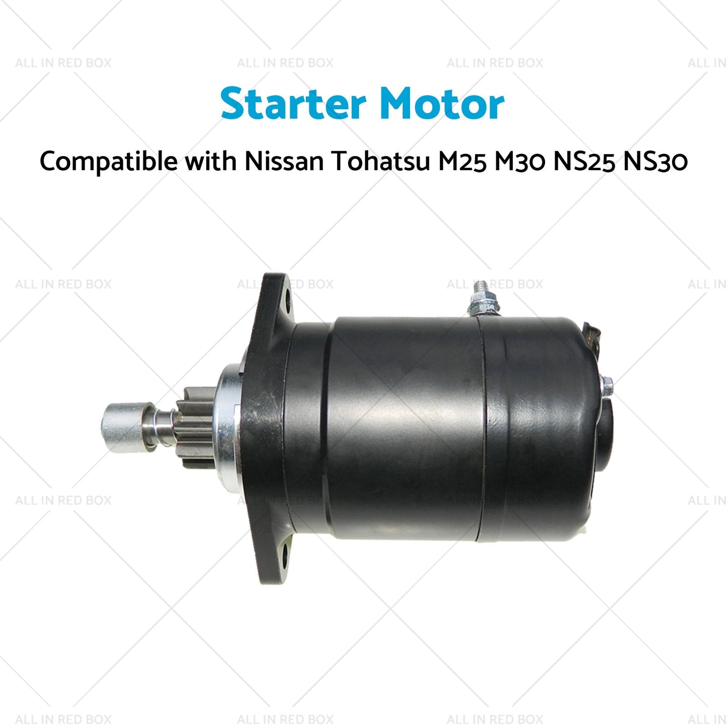 Starter Motor Suitable for Nissan Tohatsu M25 M30 NS30 NS25 2-Stroke 1992-2005-3