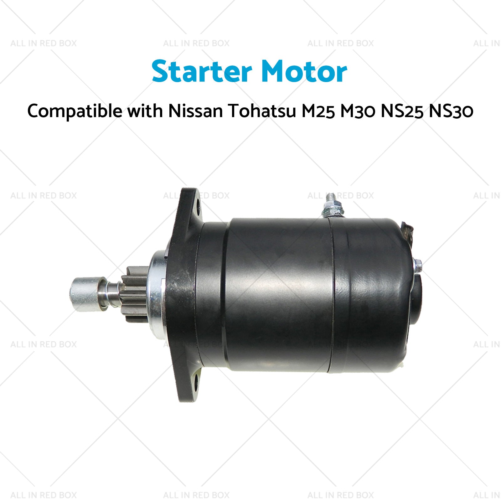 Starter Motor Suitable for Nissan Tohatsu M25 M30 NS30 NS25 2-Stroke 1992-2005-3