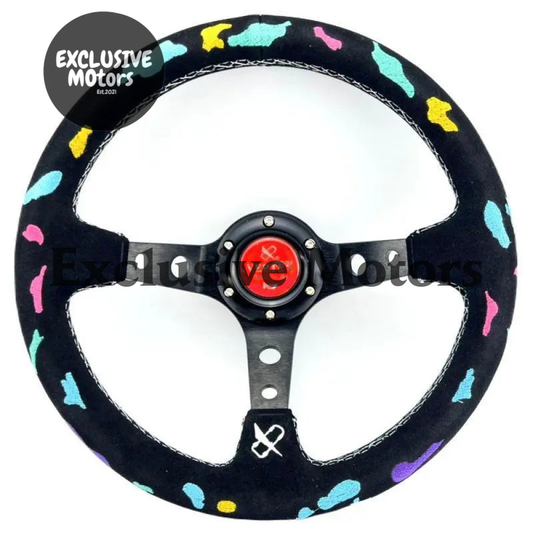13" (330mm) Rainbow Leopard VX Steering Wheel