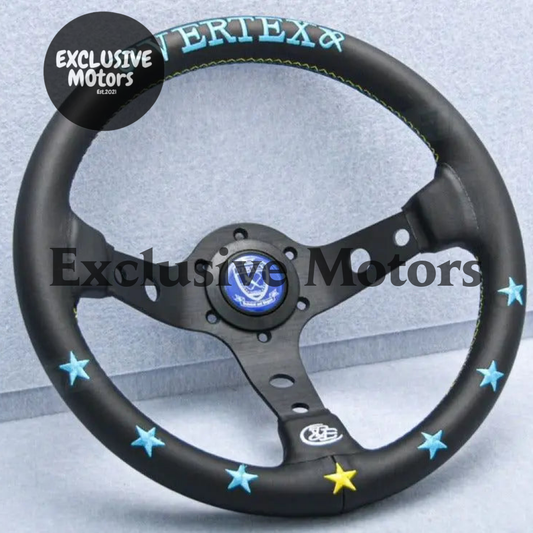 13" (330mm) VX 7 Blue Star Steering Wheel