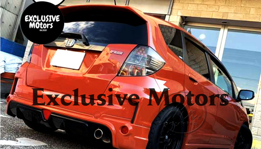 Rear Roof Spoiler for Honda Jazz GE Spoon  Plastic 2008-2014