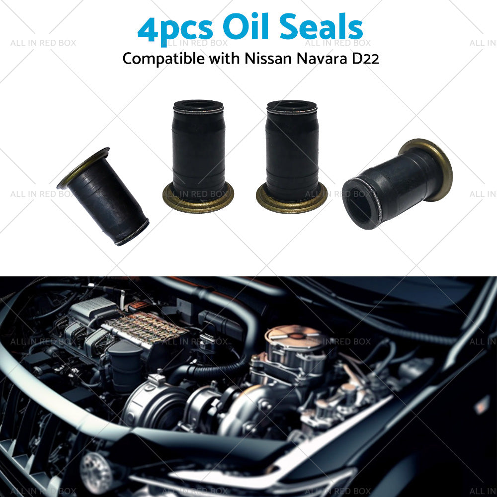 4PCS Diesel Injector Pipe Oil Seal Suitable for Nissan Navara Ute 3L ZD30 01-07-3