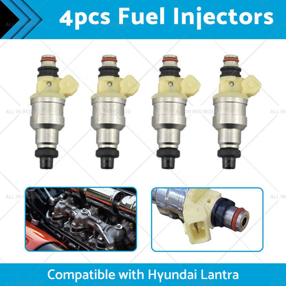 4pcs Fuel Injector Suitable For Hyundai Lantra J1 1. 6L G4CR NEW-1
