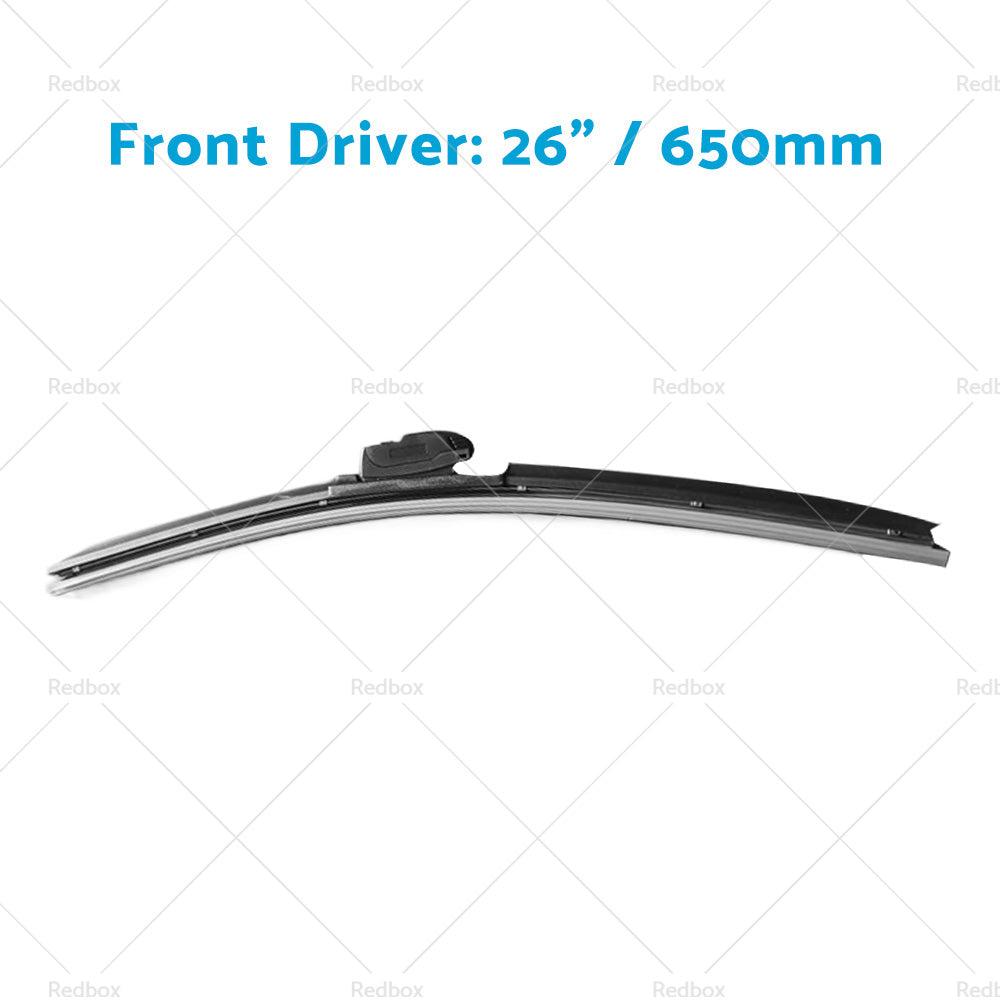 Wiper Blades Suitable for Nissan X-Trail T32 2014-2022 Front Pair 26inch  17inch-1