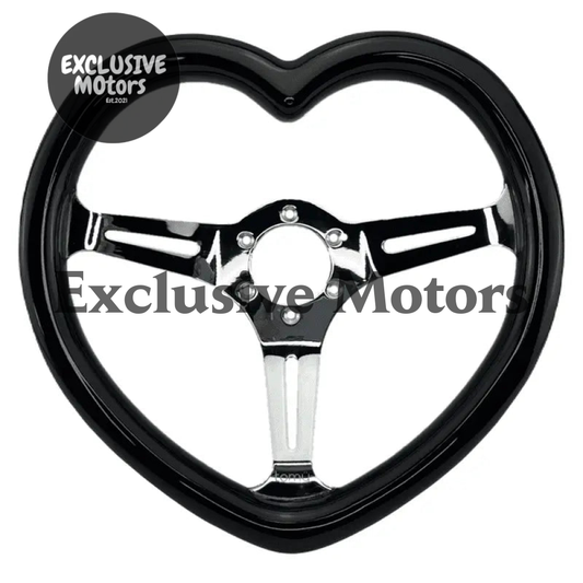 14" (350mm) Hella Heart Point Black Heart (wood)