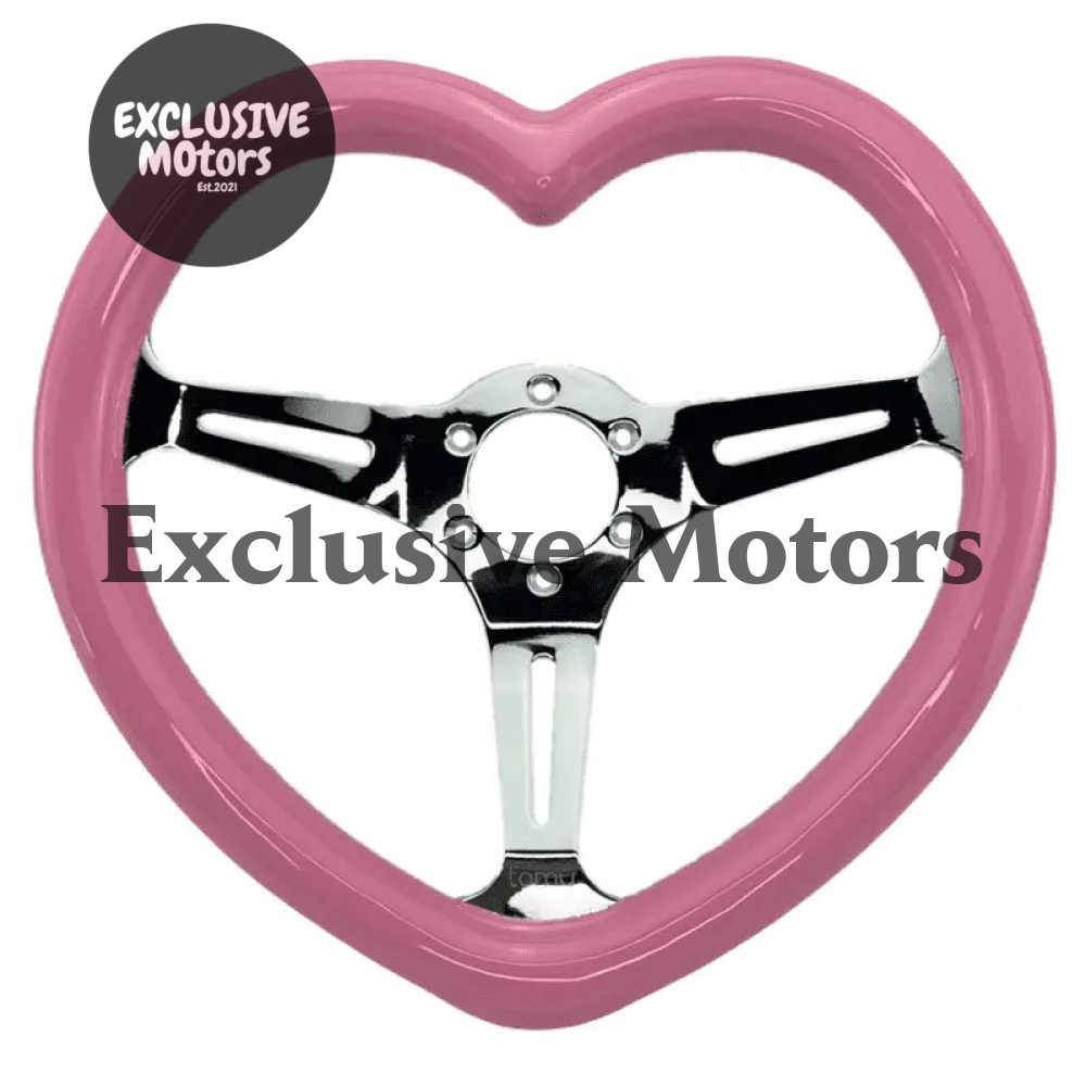 14" (350mm) Hella Heart Point Pink Heart (wood)