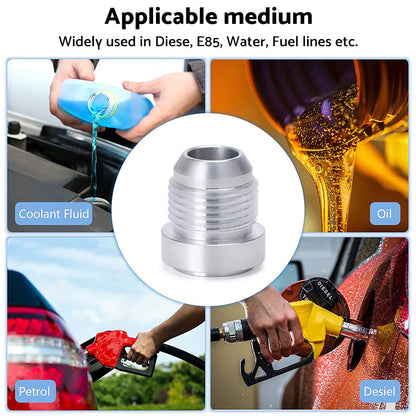 AN16 Male Aluminium weld on JIC bung fitting -16AN JXSS032 AU-4