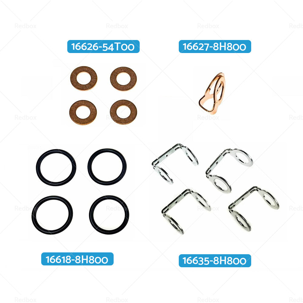 Injector Seal Washer Kit Fits For Nissan Navara D40 D22 Pathfinder R51 YD25 2. 5-3
