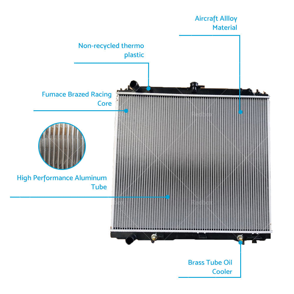 Radiator for Nissan Navara D40 YD25 or Pathfinder R51 2. 5L Turbo Diesel 2005- AT or MT-2