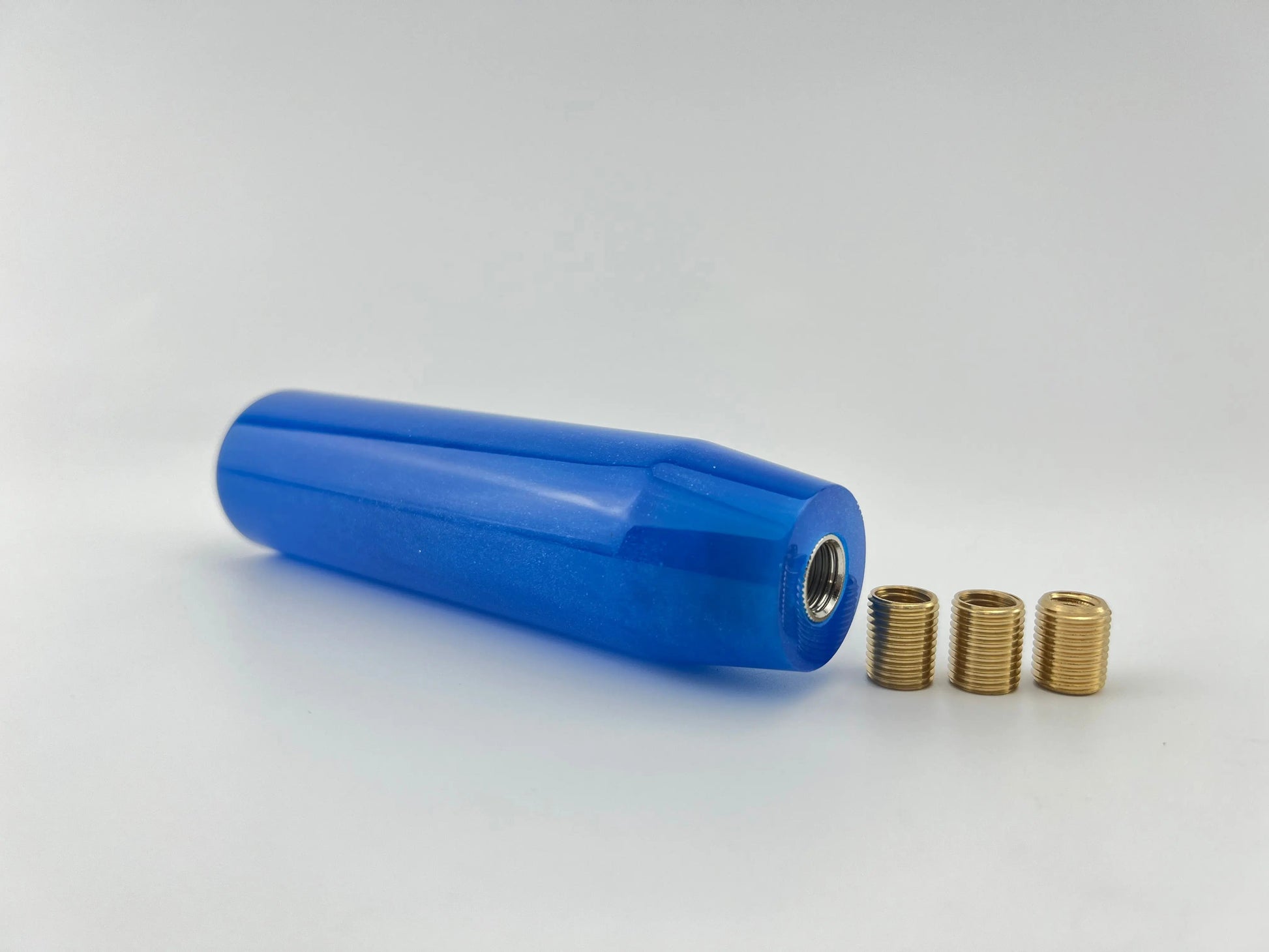 15cm Resin Blue Metallic Gear Knob