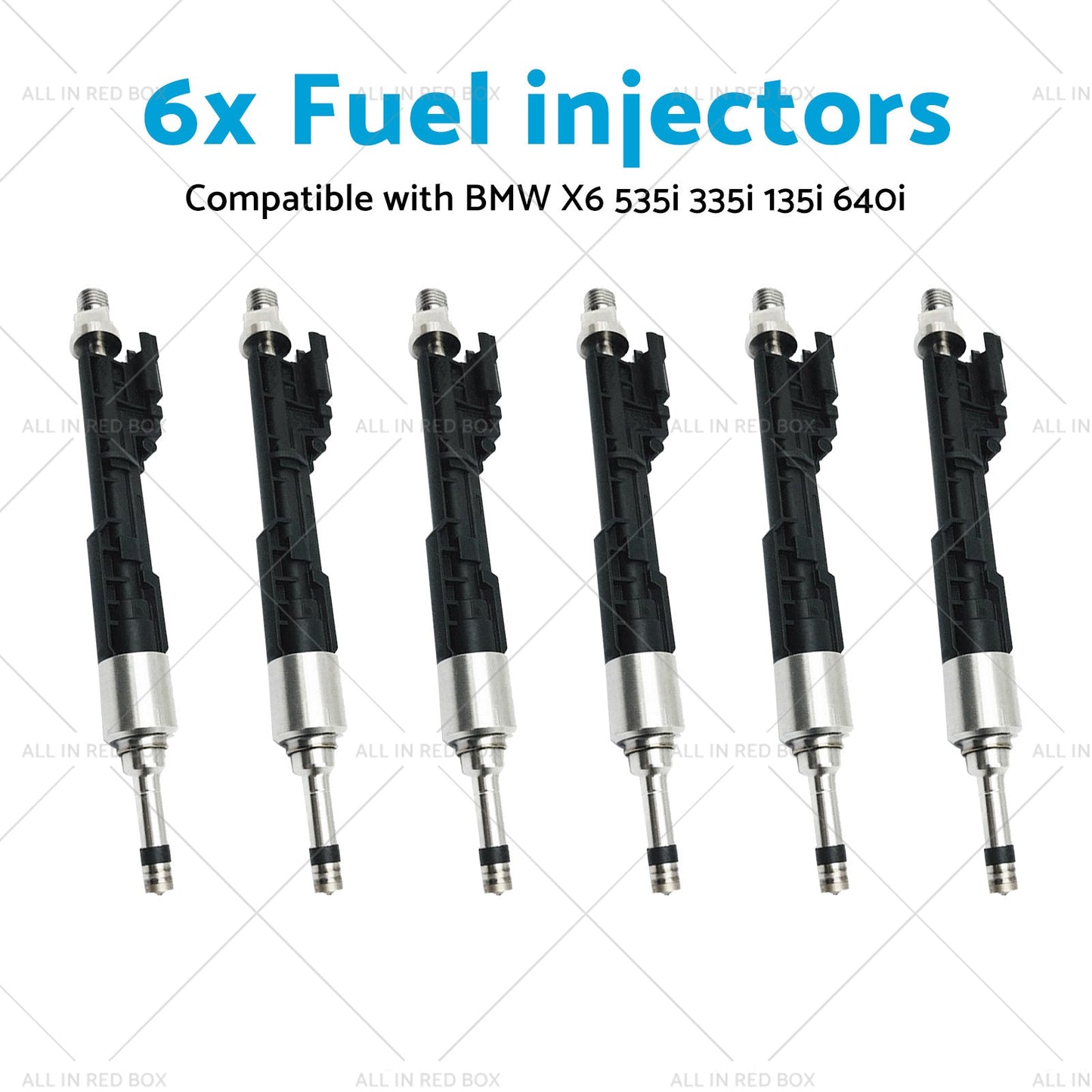 13647597870 0261500109 6x Fuel injectors Suitable for BMW X6 535i 335i 135i 3. 0L